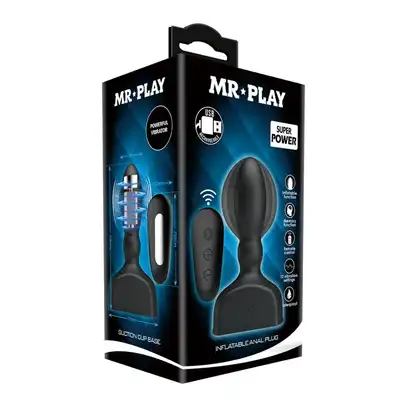 Pretty Love - Mr Play 1. Wibrujący korek analny z funkcją pompowania i zdalnym sterowaniem
