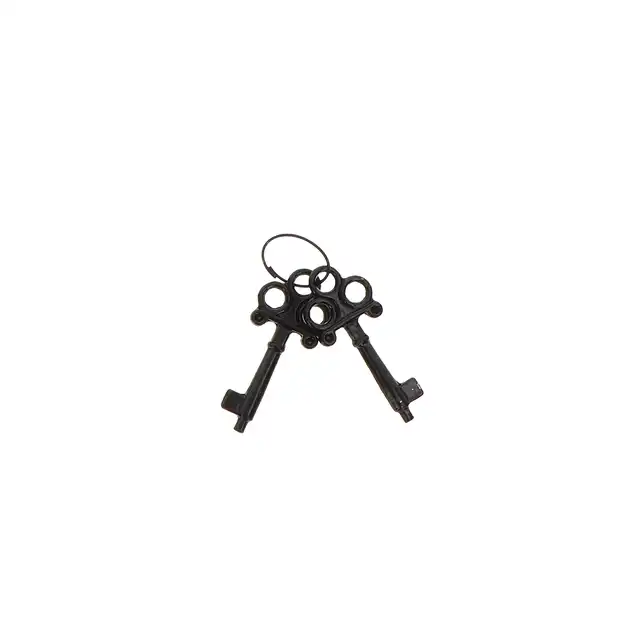 ToyJoy - Black Handcuffs. Klasyczne metalowe kajdanki w czarnym kolorze, w zestawie 2 kluczyki