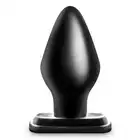Anal Adventures - XXL Plug Black. Duży korek analny o opływowym kształcie, gwarantowane uczucie wypełnienia