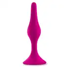 Luxe - Begginer Plug Small Pink. Niewielki plug analny z przyssawką, idealna zabawka do delikatnej i bezpiecznej zabawy 
