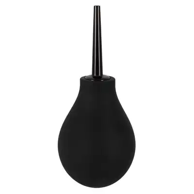 Magic Shiver - Anal Douche Black 200 ml. Wygodna, silikonowa, czarna gruszka do lewatywy z wygodną, ergonomiczną kanką 