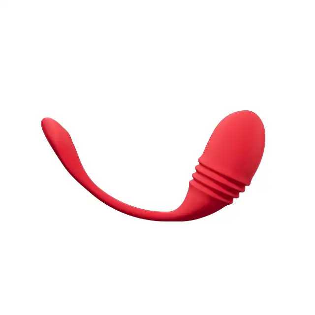 Lovense - Vulse Vibrating Egg Red. Innowacyjne jajeczko sterowane aplikacją, szybkie pchnięcia i intensywne wibrcje