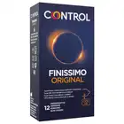 Control - Finissimo Original 12szt. Opakowanie ultra cienkich prezerwatyw o anatomicznym kształcie, idealne dopasowanie i naturalne doznania