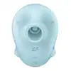 Satisfyer - Sassy Seal Blue. Wibrator incognito z falami ciśnienia i wibracjami, kształt uroczej foczki