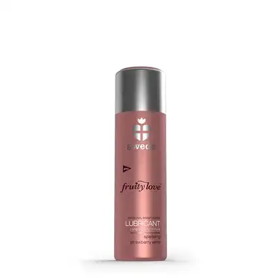 Swede - Fruity Love Lubricant Strawberry Wine 50 ml. Lubrykant na bazie wody o smaku truskawkowego wina, przełom w seksie oralnym