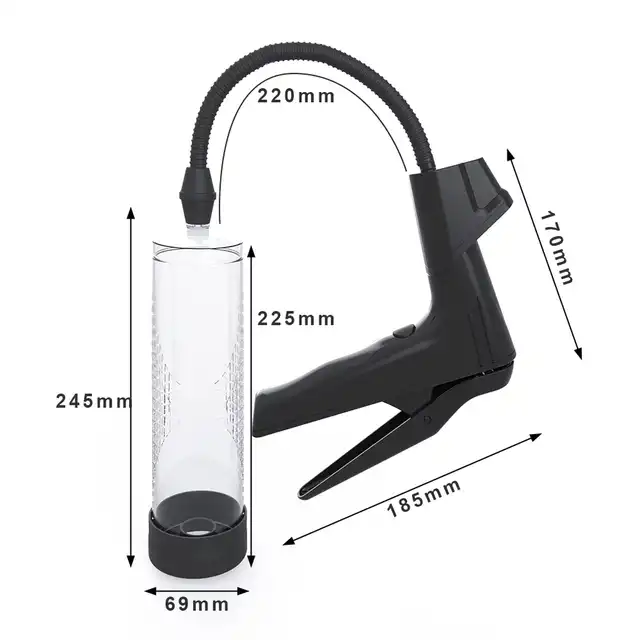 Bseries -  Power - Manual Pump with digital display. Manualna pompka do penisa z zaawansowanym wyświetlaczem cyfrowym 