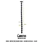 Beaded Chain - 58 cm łańcuch z koralikami z miękkiego silikonu, 15 koralików dla ekstremalnych doznań
