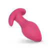 EasyToys - Easy Connect Axel. Różowy korek analny z miękkiego silikonu, sterowany aplikacją, oferuje różnorodne wzory wibracji i możliwość zdalnego sterowania