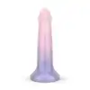 EasyToys - Mermaid Glitter Ombre Dildo S. Brokatowe dildo z mocną przyssawką, wizualny efekt ombre dodaje uroku