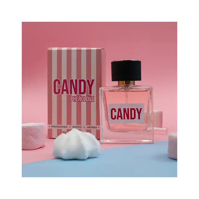Aurora - Candy Pherolove 50ml. Damskie feromony o słodkim zapachu, zwiększ swoją atrakcyjność i zdolność uwodzenia