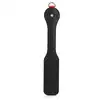 Ouch! - Hearts Paddle with Anal Plug. Packa z korkiem analnym na łańcuszku, zdobione serduszkami. Ostatnia sztuka!