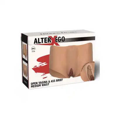 Hidden Desire - Alter Ego Open Vagina &amp; Ass Brief. Silikonowe majtki z otwartą i realistyczną pochwą oraz anusem