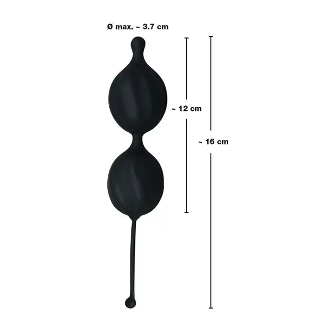 Black Velvets - Balls 131g. Kulki gejszy z obciążeniem, zapewniające wzmocnienie mięśni, o miękkiej i jedwabistej teksturze