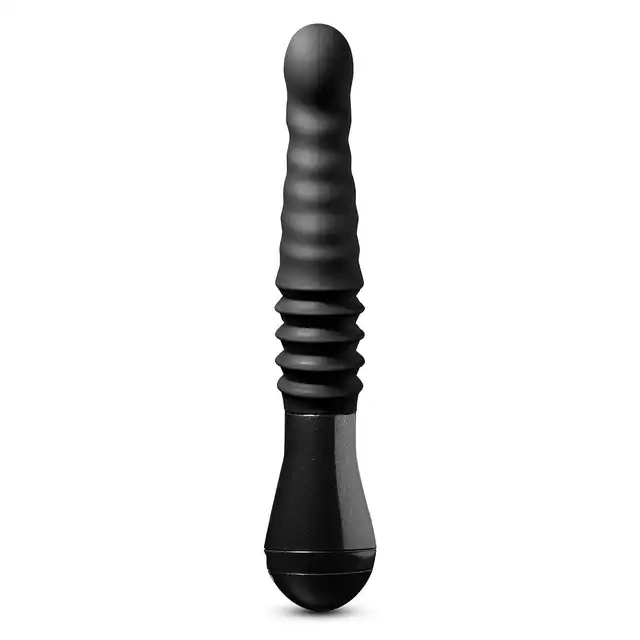 Temptasia - Lazarus Thrusting Dildo Black. Ruchome dildo o intensywnym ruchu posuwistym, optymalna stymulacja i przyjemność