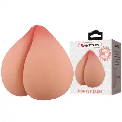 Pretty Love - Honey Peach. Atrakcyjny masturbator incognito w kształcie brzoskwini z ekstremalnym zasysniem