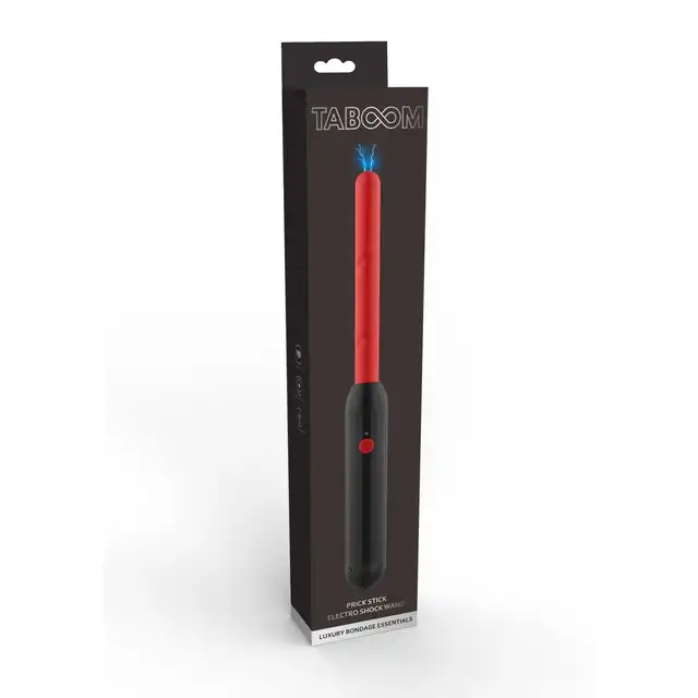 Taboom - Prick Stick Electro Shock Wand. Różdżka z elektrostymulacją, zapewnia intensywne doznania i wygodę użytkowania podczas zabaw BDSM