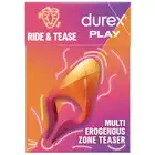 Durex Play - Ride &amp; Tease. Wielofunkcyjny stymulator stref erogennych z 2 wibrującymi końcówkami, zabawka dla niej i dla niego