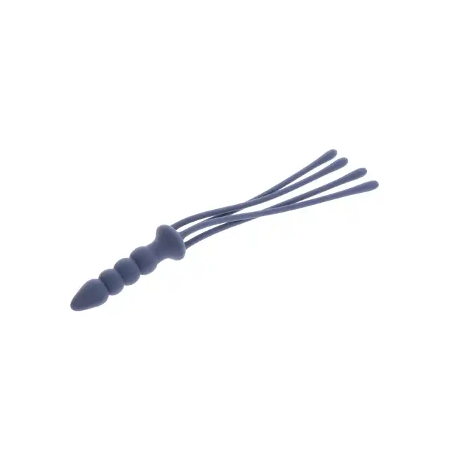 Taboom - Silicone Whip and Plug Blue. Innowacyjny duet, łączący elastyczny pejcz z korkiem analnym, oferujący wszechstronność i intensywne doznania