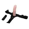 Baile - Strapon Ultra Passionate Harness. Uniwersalny strap-on z realistycznym żyłkowanym dildo i silnymi wibracjami