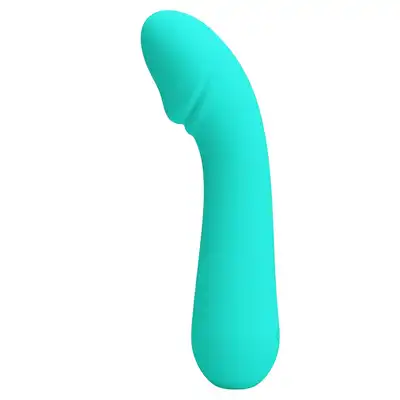 Pretty Love - Cetus Green. Gładki wibrator do stymulacji punktu G, o elastycznej konstrukcji