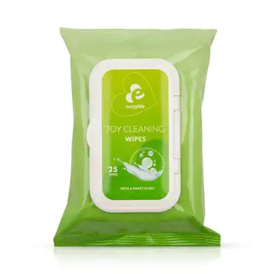 Easyglide - Toy Cleaning Wipes 25pcs. Chusteczki do szybkiego i efektywnego czyszczenia zabawek, delikatna formuła i naturalne składniki 