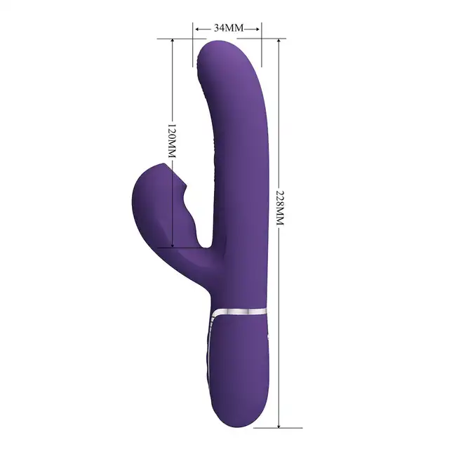 Pretty Love - Perdita Purple. Wibrator z 7 trybami stymulacji i 7 ustawieniami stukania, oferuje wszechstronną przyjemność