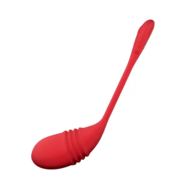 Lovense - Vulse Vibrating Egg Red. Innowacyjne jajeczko sterowane aplikacją, szybkie pchnięcia i intensywne wibrcje