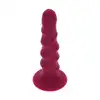Get Real - Ribbed Dong 6'. Dildo z wypustkami na trzonie i mocną podstawą z przyssawką, wykonany z bezpiecznego silikonu premium