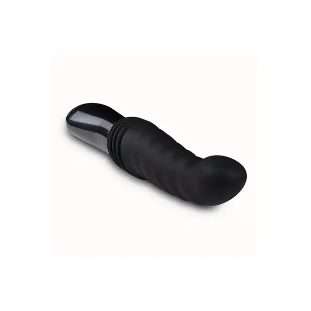 Temptasia - Lazarus Thrusting Dildo Black. Ruchome dildo o intensywnym ruchu posuwistym, optymalna stymulacja i przyjemność