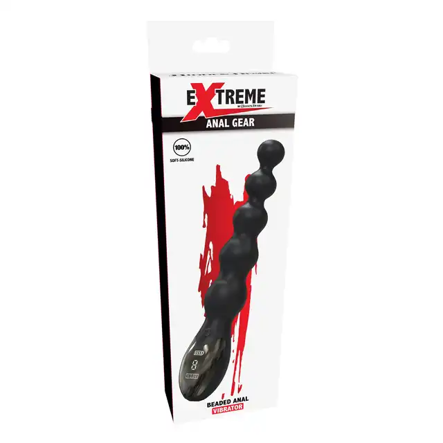 Hidden Desire - Extreme Beaded Anal Power Vibrator. Mocny wibrator analny z koralikowym designem i szerokim zakresem trybów wibracji