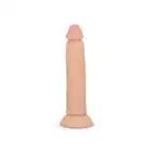 EasyToys - Dildo Without Balls 17.5 cm Beige. Realistyczne beżowe dildo o prostym trzonie i wyraźną żołędzią