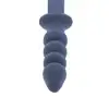 Taboom - Silicone Paddle &amp; Plug Blue. Innowacyjny, silikonowy duet, packa w kształcie motyla z koralikowym korkiem analnym, oferuje podwójną przyjemność