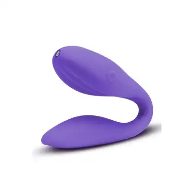 Wellness - Duo Purple. Wszechstronny wibrator dla par, intensywna stymulacja solo i w parze, elastyczny korpus i mocne wibracje