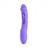 Good Vibes Only - Flax Vibrating Dildo with G-Spot Stimulator. Realistyczny wibrator z funkcją ruchu, stymulacja punktu G