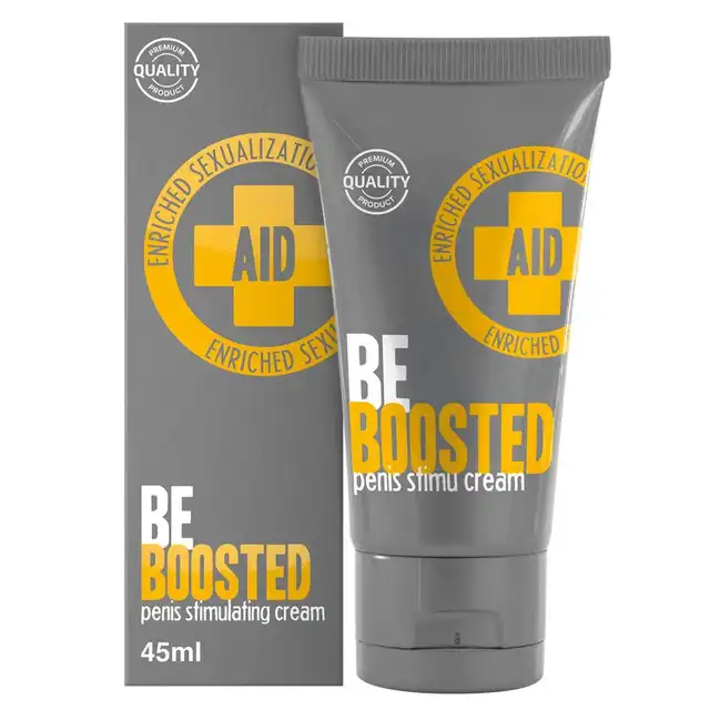 AID - Be Boosted Penis Stimulating Cream 45 ml. Balsam zapewniający intensywne pobudzenie erekcji, oparty na naturalnych ekstraktach roślinnych
