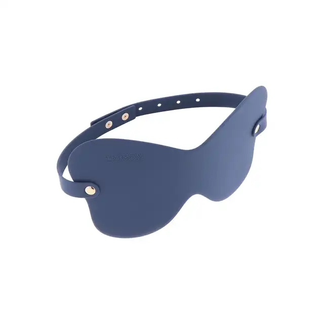 Taboom - Silicone Blindfold Blue. Silikonowa opaska na oczy, intensyfikuje zmysły i wzmacnia doznania, zapewniając niezapomniane erotyczne chwile