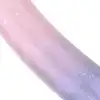 EasyToys - Mermaid Glitter Ombre Dildo S. Brokatowe dildo z mocną przyssawką, wizualny efekt ombre dodaje uroku