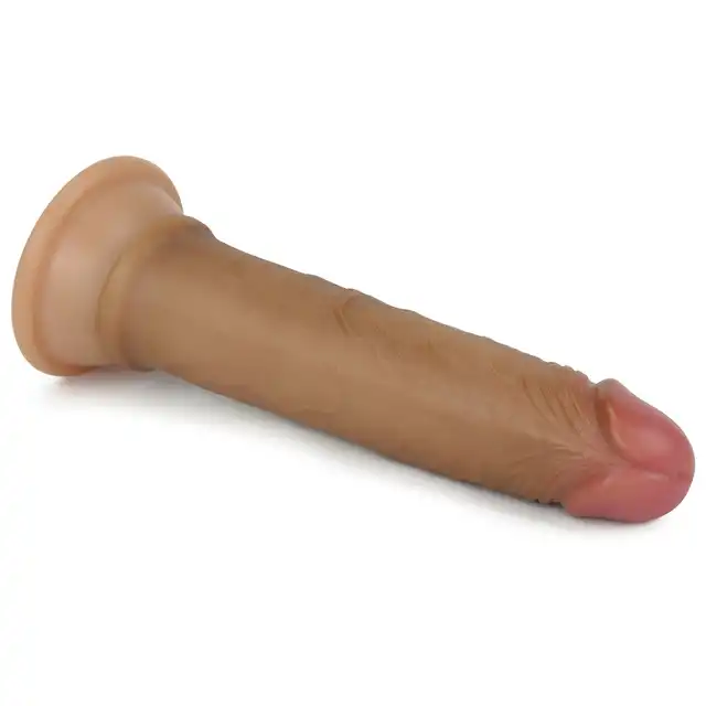 LoveToy - Nature Cock 7 cali. Dildo realistyczne z przyssawką, o podwójnej gęstości, realistyczne doznania i wszechstronność