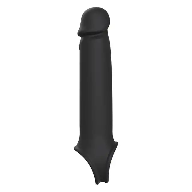 DreamToys - Ramrod Vibrating Extender With Remote. Wibrująca przedłużka na penisa, która łączy dodatkową długość z ekscytującymi wibracjami