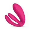Teazers - Couple Vibrator with Remote. Wibrator dla par z pilotem, dzięki trzem wibrującym końcówkom i kształtowi litery U, oferuje wszechstronną stymulację