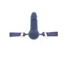Taboom - Silicone Penis Ball Gag Blue. Innowacyjny knebel kulkowy, który łączy ograniczenie mowy z dodatkową stymulacją penisa, zapewniając intensywne doświadczenia
