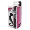 DreamToys - Prostate Stimulator Black. Gładki silikonowy stymulator prostaty z giętką końcówką do stymulacji krocza