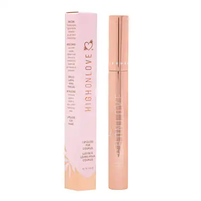 High On Love - Couples Lip Gloss 7ml. Błyszczyk do ust zwiększający wrażliwość i podniecenie, ujędrnia i nawilża
