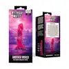 Mythical Mates - Another World Dildo Pink &amp; Purple. Dildo z ustrukturyzowanym trzonem oferuje wszechstronną przyjemność dzięki mocnej przyssawce