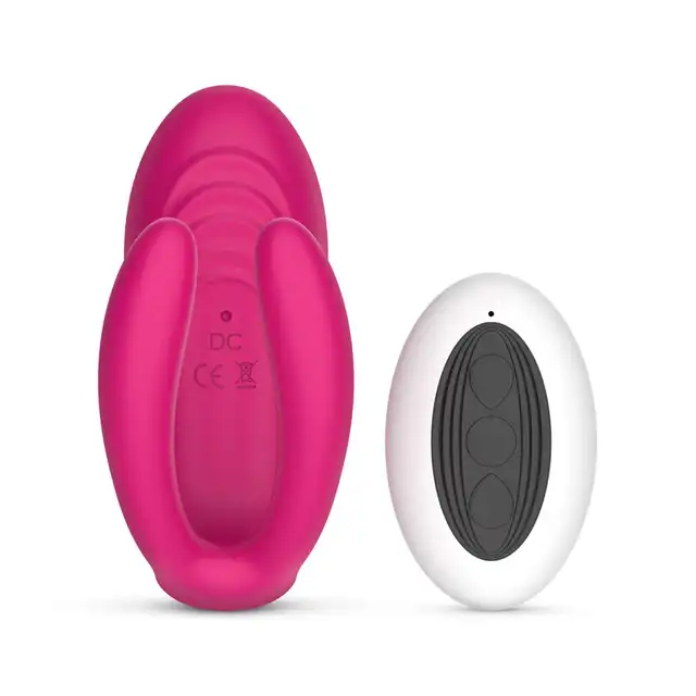 Teazers - Couple Vibrator with Remote. Wibrator dla par z pilotem, dzięki trzem wibrującym końcówkom i kształtowi litery U, oferuje wszechstronną stymulację