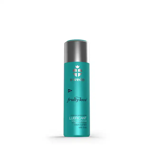 Swede - Fruity Love Lubricant Black Currant Lime 50 ml. Lubrykant na bazie wody o unikalnym smaku czarnej porzeczki i limonki. Nuta zmysłowego odświeżenia. Zrównoważone pH. 