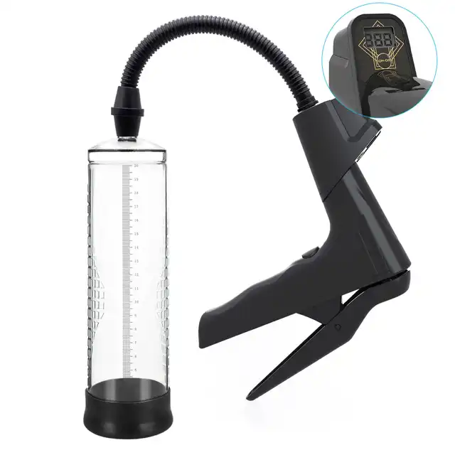 Bseries -  Power - Manual Pump with digital display. Manualna pompka do penisa z zaawansowanym wyświetlaczem cyfrowym 