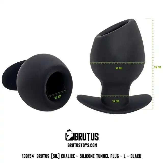 Chalice - Silicone Tunnel Plug L. Innowacyjny analny rozciągacz z silikonu, maksymalny komfort i ekscytacja