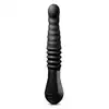 Temptasia - Lazarus Thrusting Dildo Black. Ruchome dildo o intensywnym ruchu posuwistym, optymalna stymulacja i przyjemność
