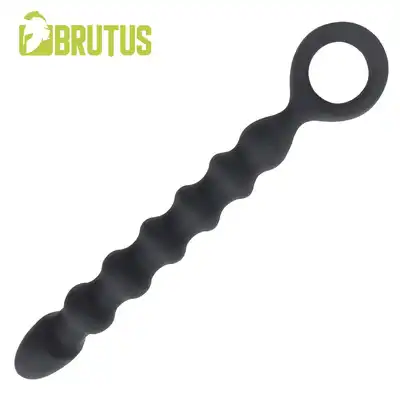 Brutus -Stop &amp; Go - Innowacyjny falisty produkt z gładkiego silikonu dla intensywnych doznań analnych